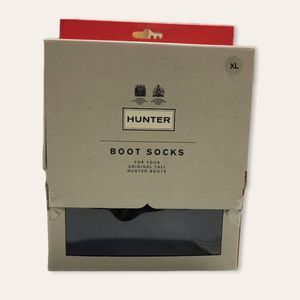 SOLD Navy Hunter Boot Tall Socks